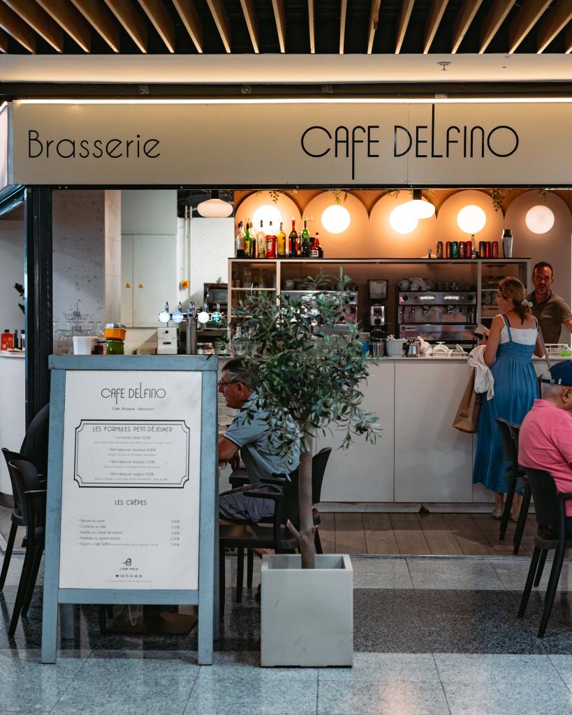 Restaurant Le Café Delfino à Nice centre commercial TNL